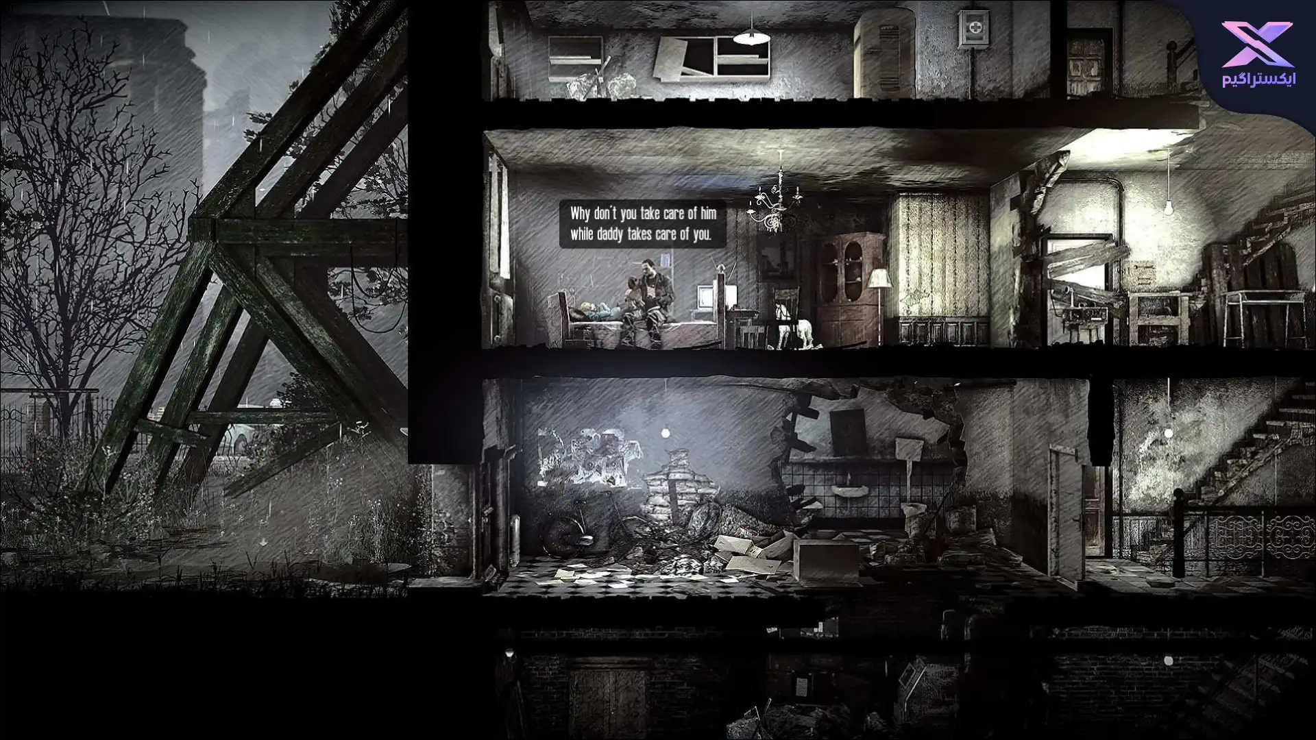 دانلود بازی This War of Mine - بازی قصه های جنگ من: قول پدر اندروید